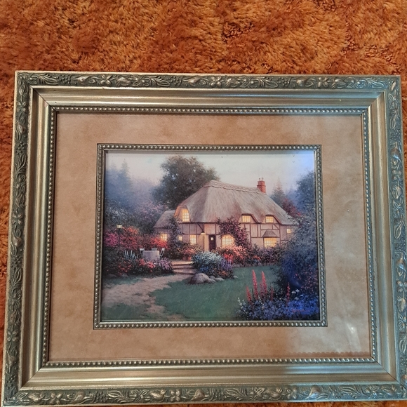 (2) Thomas Kinkade pictures 17" x 14" each. - Picture 5 of 5